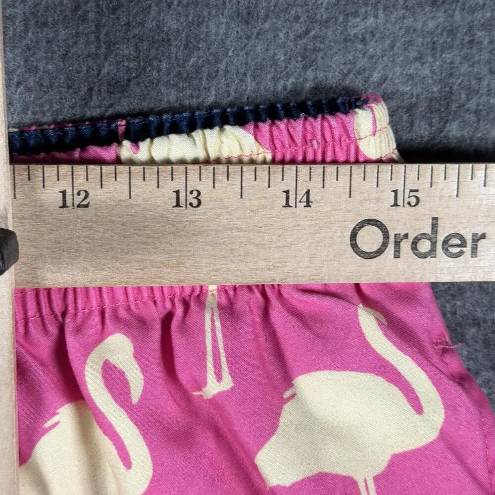 Spicy Tuna Shorts Mens Medium Pink Flamingo Swim Trunks Lined Drawstring Beach